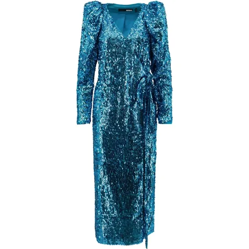 Sequin Wrap Dress , female, Sizes: M, S, XS - Rotate Birger Christensen - Modalova