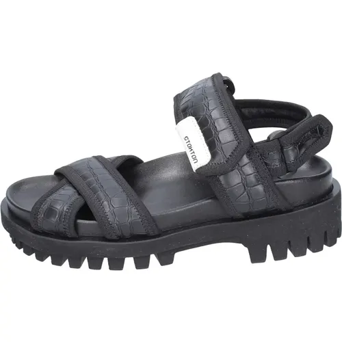 Leather Women's Sandals Stylish Comfortable , female, Sizes: 4 UK - Stokton - Modalova