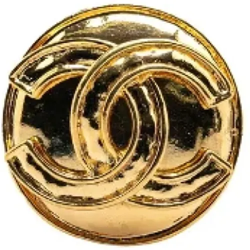 Pre-owned Jewellery, female, , Size: ONE SIZE Pre-owned Metal brooches - Chanel Vintage - Modalova