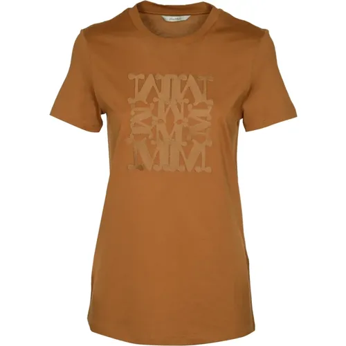 Leather T-shirts and Polos , female, Sizes: M, S - Max Mara - Modalova