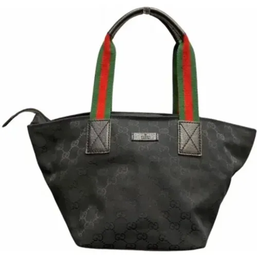 Pre-owned Tote Bags, female, , Size: ONE SIZE Pre-owned Canvas gucci-bags - Gucci Vintage - Modalova