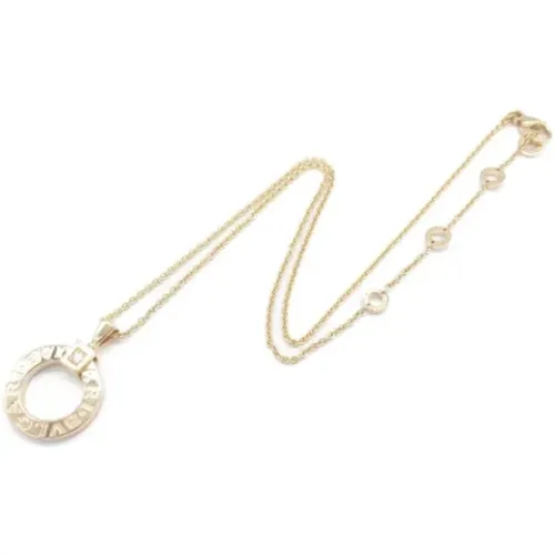 Pre-owned Jewellery, female, , Size: ONE SIZE Pre-owned Gold necklaces - Bvlgari Vintage - Modalova