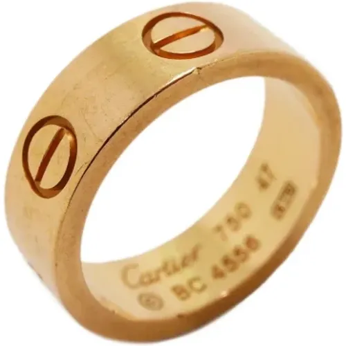 Pre-owned Jewellery, female, , Size: ONE SIZE Pre-owned Rose Gold rings - Cartier Vintage - Modalova