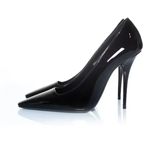 Pre-owned Pumps, female, , Size: 7 1/2 US Pre-owned Leather heels - Yves Saint Laurent Vintage - Modalova