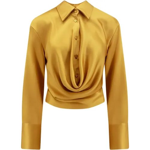 Goldenes Ss24 Damenhemd , Damen, Größe: XS - Blumarine - Modalova