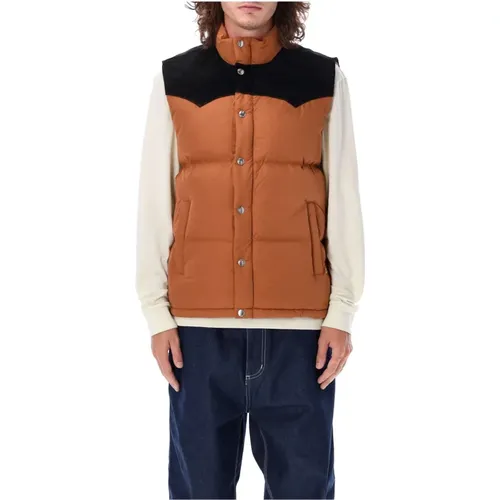 Scout Puffa Vest Outerwear Tan , male, Sizes: L, S, M, XL - Deus Ex Machina - Modalova