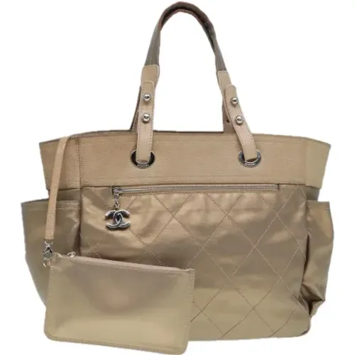 Pre-owned Tote Bags, female, , Size: ONE SIZE Pre-owned Canvas chanel-bags - Chanel Vintage - Modalova