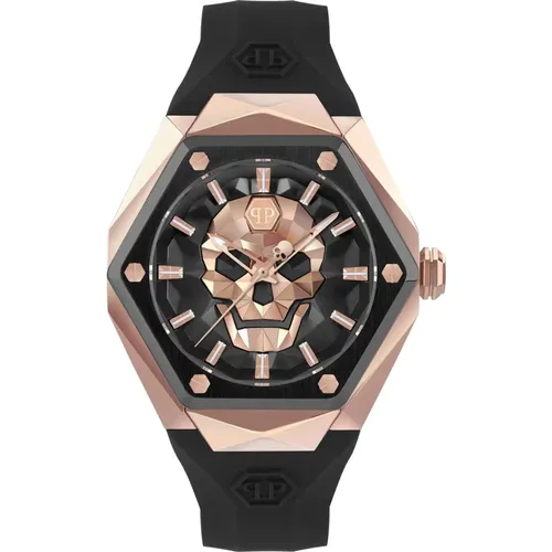 Watches, male, , Size: ONE SIZE Men's Watch The $Kull Spikes - Philipp Plein - Modalova