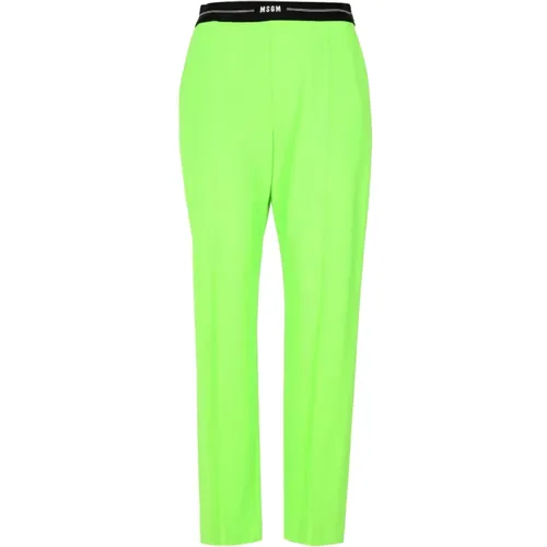 Chinos, female, , Size: 2XS Trousers - Msgm - Modalova