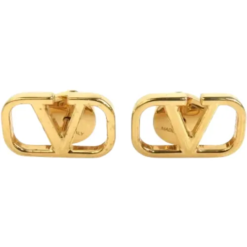 Pre-owned Metal earrings , female, Sizes: ONE SIZE - Valentino Vintage - Modalova