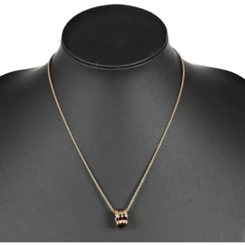 Pre-owned Jewellery, female, , Size: ONE SIZE Pre-owned Rose Gold necklaces - Bvlgari Vintage - Modalova