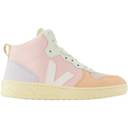 Multicolored Leather Jogging Shoes , female, Sizes: 3 UK, 4 UK - Veja - Modalova