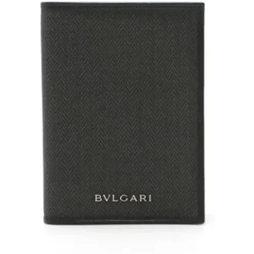 Pre-owned Wallets, female, , Size: ONE SIZE Pre-owned Leather wallets - Bvlgari Vintage - Modalova