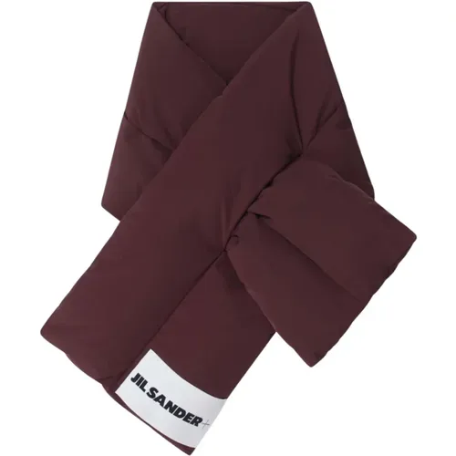 Winter Scarves, male, , Size: ONE SIZE Warm Winter Scarf with Goose Down - Jil Sander - Modalova
