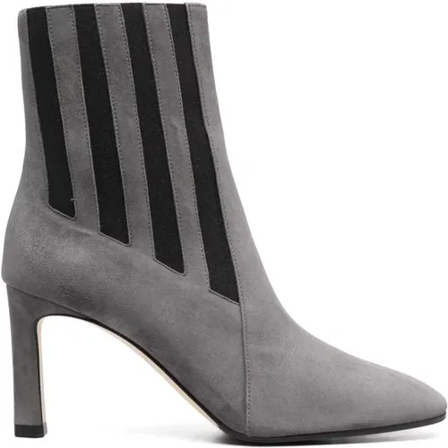 Elastic Suede Ankle Boots T8 , female, Sizes: 3 UK - Sergio Rossi - Modalova