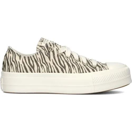 Graue Low-Top Canvas Sneakers , Damen, Größe: 39 EU - Converse - Modalova