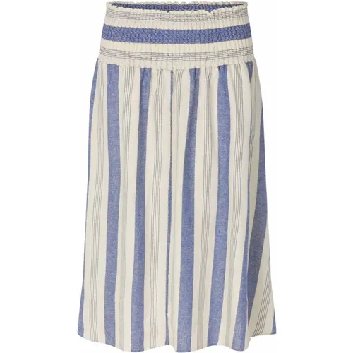 Striped Skirt with Elastic Waistband , female, Sizes: S, 2XL, L, M - Masai - Modalova
