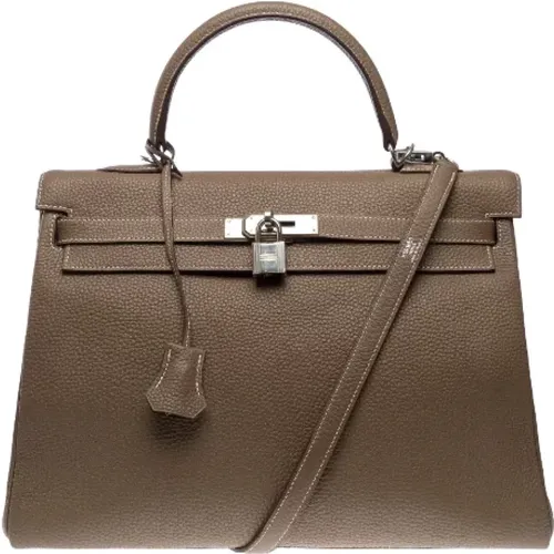 Pre-owned Leather handbags , female, Sizes: ONE SIZE - Hermès Vintage - Modalova