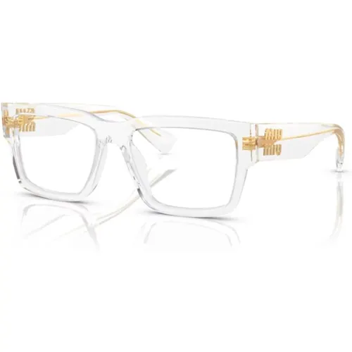 MU 02Xv Glasses , female, Sizes: 54 MM - Miu Miu - Modalova
