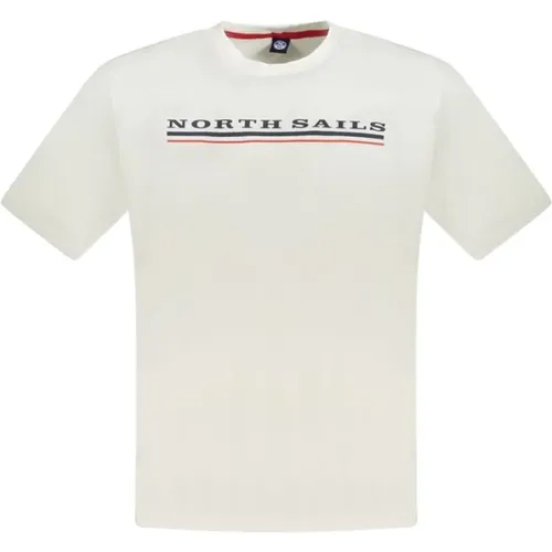 T-Shirts, male, , Size: S Cotton T-Shirt - North Sails - Modalova