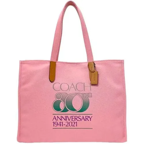 Pre-owned Tote Bags, female, , Size: ONE SIZE Pre-owned Canvas totes - Coach Pre-owned - Modalova