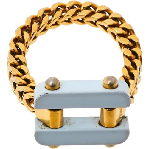 Pre-owned Jewellery, female, , Size: ONE SIZE Pre-owned Plastic rings - Fendi Vintage - Modalova