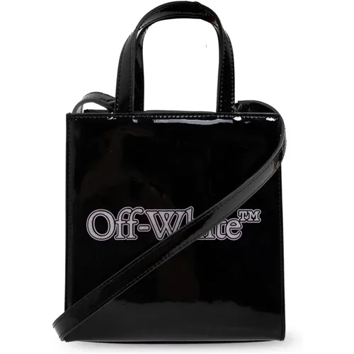 Shoulder bag with logo , unisex, Sizes: ONE SIZE - Off White - Modalova