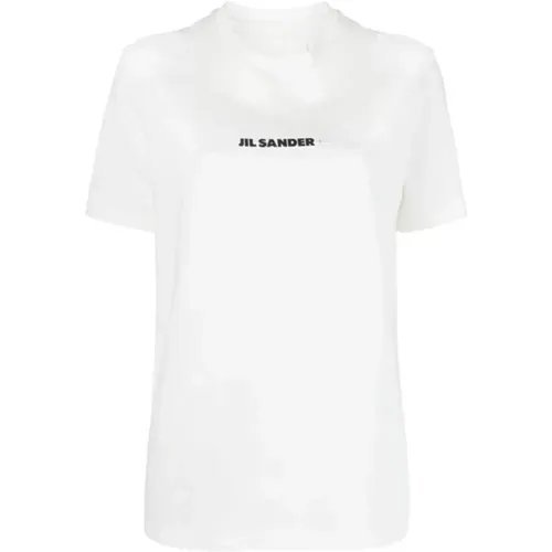 Black Logo Plus T-Shirt , male, Sizes: M - Jil Sander - Modalova