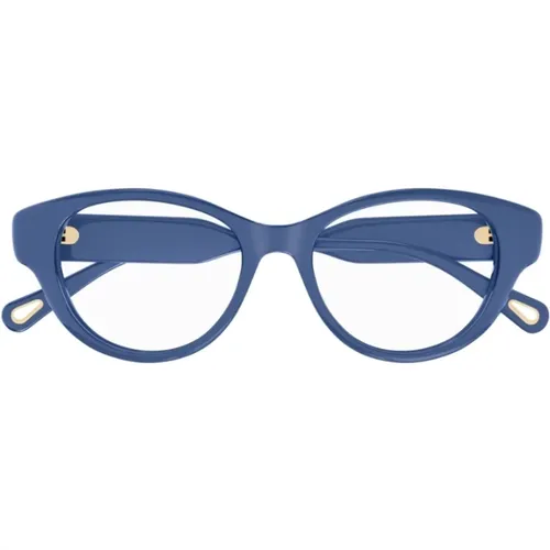 Glasses, unisex, , Size: ONE SIZE Cat-Eye Acetate Renew Frame with Wave Detail - Chloé - Modalova