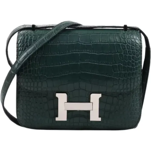 Pre-owned Cross Body Bags, female, , Size: ONE SIZE Pre-owned Leather shoulder-bags - Hermès Vintage - Modalova