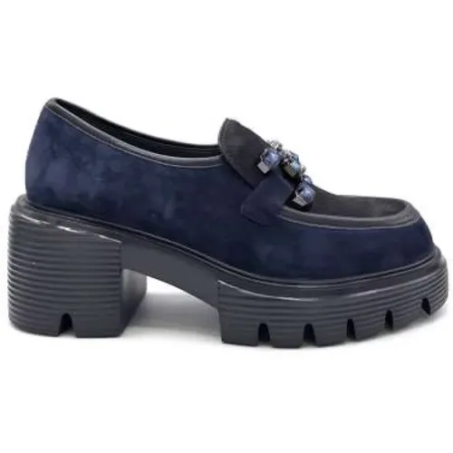 Suede Closed Shoe with Rubber Sole , female, Sizes: 5 UK, 4 UK, 7 UK, 6 UK - Jeannot - Modalova