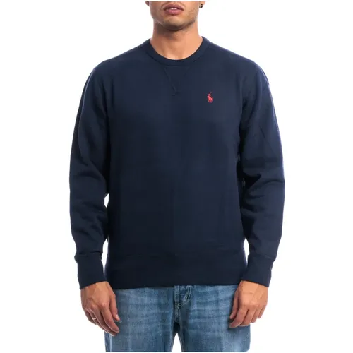 Sweatshirts, male, , Size: 2XL Classic Crewneck Sweatshirt - Polo Ralph Lauren - Modalova