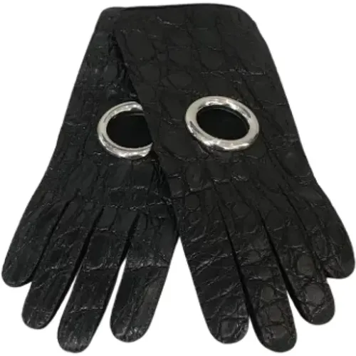 Pre-owned Leder gloves - Balenciaga Vintage - Modalova