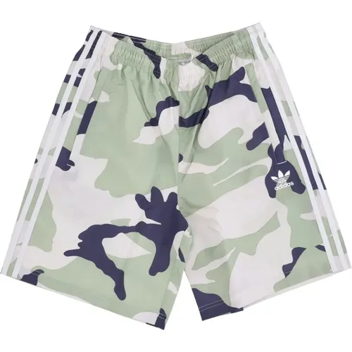 Camo Graphics Shorts Orbit Grey , male, Sizes: S - Adidas - Modalova