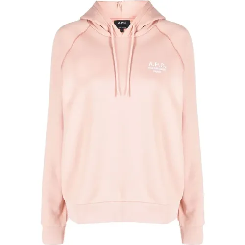 Serena Logo Embroidered Hoodie , female, Sizes: XS - A.p.c. - Modalova