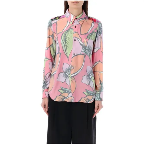 Reversible Flower Shirt , female, Sizes: M, S - Comme des Garçons - Modalova