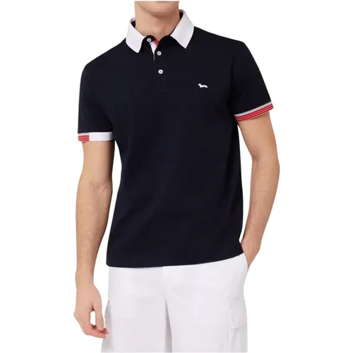 Contrast Edge Mens Polo Shirt , male, Sizes: 2XL - Harmont & Blaine - Modalova