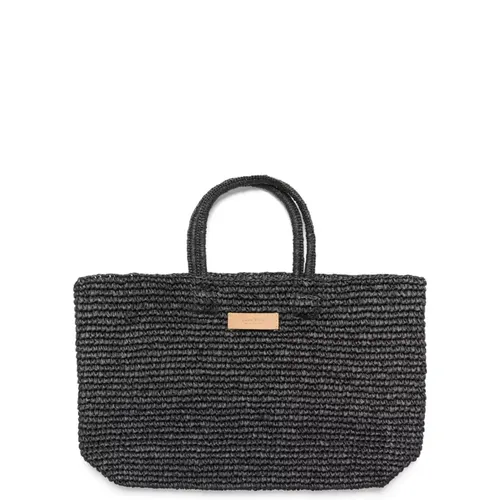 Straw Bag Giorgiapw Ba , female, Sizes: ONE SIZE - Part Two - Modalova