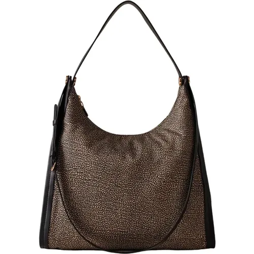 New Orbit Medium Hobo Bag , female, Sizes: ONE SIZE - Borbonese - Modalova