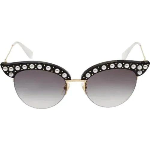 Pre-owned Accessories, female, , Size: ONE SIZE Pre-owned Acetate sunglasses - Gucci Vintage - Modalova