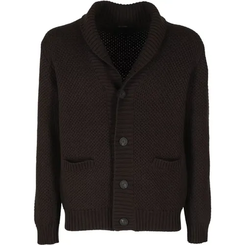 Cardigans , male, Sizes: XL - Tagliatore - Modalova