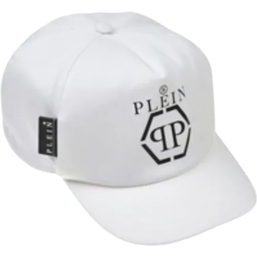 Caps, male, , Size: ONE SIZE Baseball Cap with Front Logo - Philipp Plein - Modalova