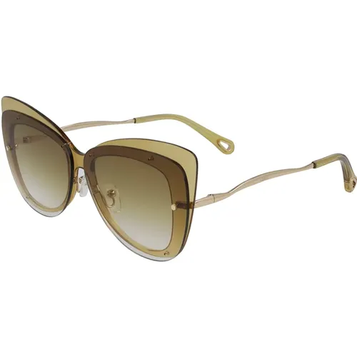 Stilvolle Sonnenbrille für modebewusste Frauen,Stylische Sonnenbrille für Frauen - Chloé - Modalova