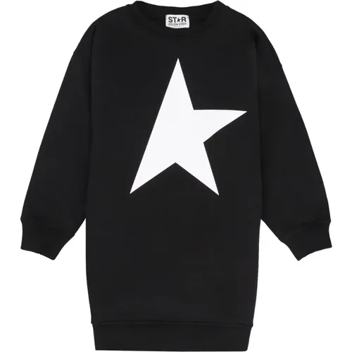 Mädchen Crew-neck Sweatshirt mit Frontprint - Golden Goose - Modalova