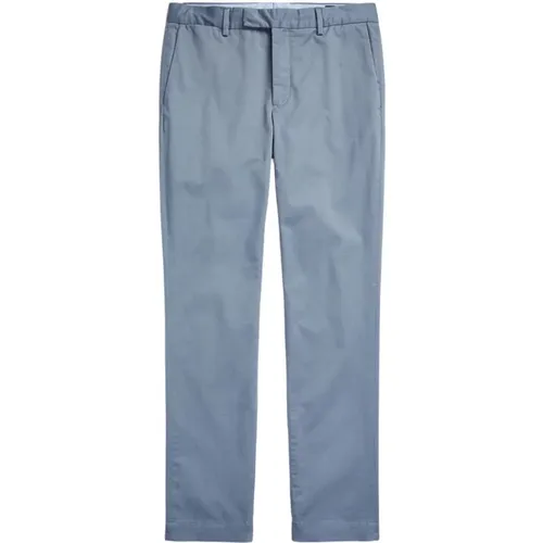 Straight Trousers, male, , Size: W38 Trousers Grey - Ralph Lauren - Modalova