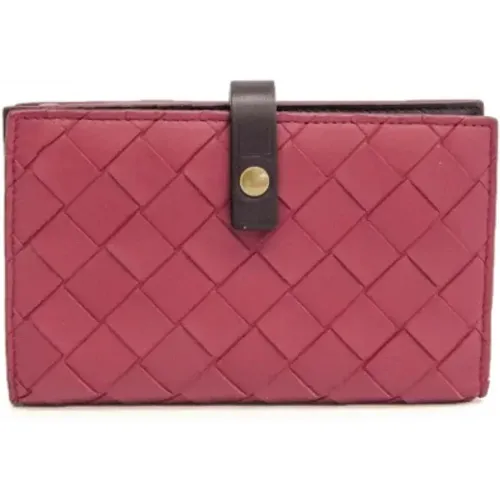 Pre-owned Leather wallets , female, Sizes: ONE SIZE - Bottega Veneta Vintage - Modalova