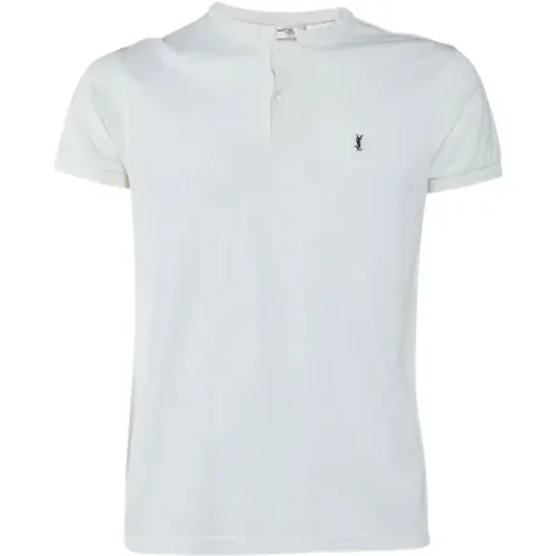 Pre-owned Tops, male, , Size: 4XS Pre-owned Cotton tops - Yves Saint Laurent Vintage - Modalova