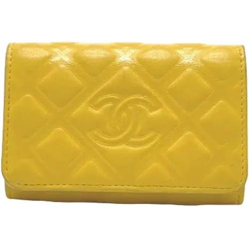 Pre-owned Accessories, female, , Size: ONE SIZE Pre-owned Leather wallets - Chanel Vintage - Modalova