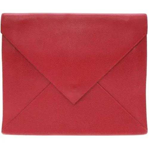 Pre-owned Clutches, female, , Size: ONE SIZE Pre-owned Fabric clutches - Hermès Vintage - Modalova