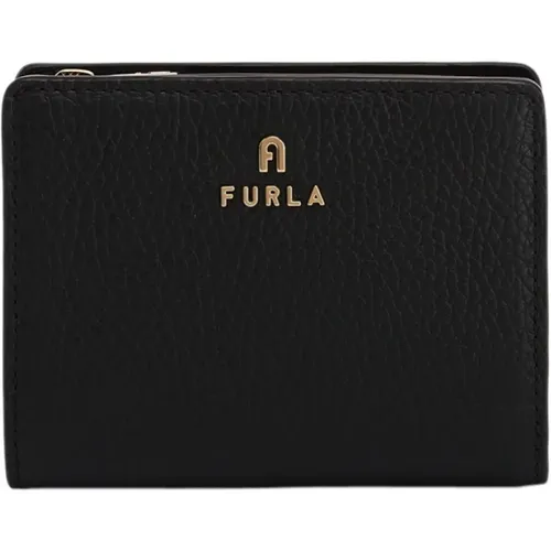 Kompakte Lederbrieftasche mit Kartenfächern und Münzfach , Damen, Größe: ONE Size - Furla - Modalova